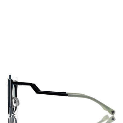 Fendi Cat Eye Orchidea Sunglasses FF 0117/S Crystal Black 3 of 7