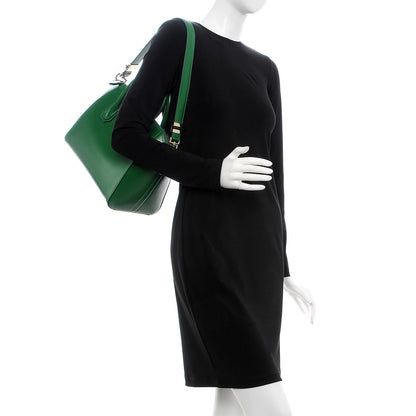 Givenchy Shiny Lord Calfskin Small Antigona Emerald 2 of 7