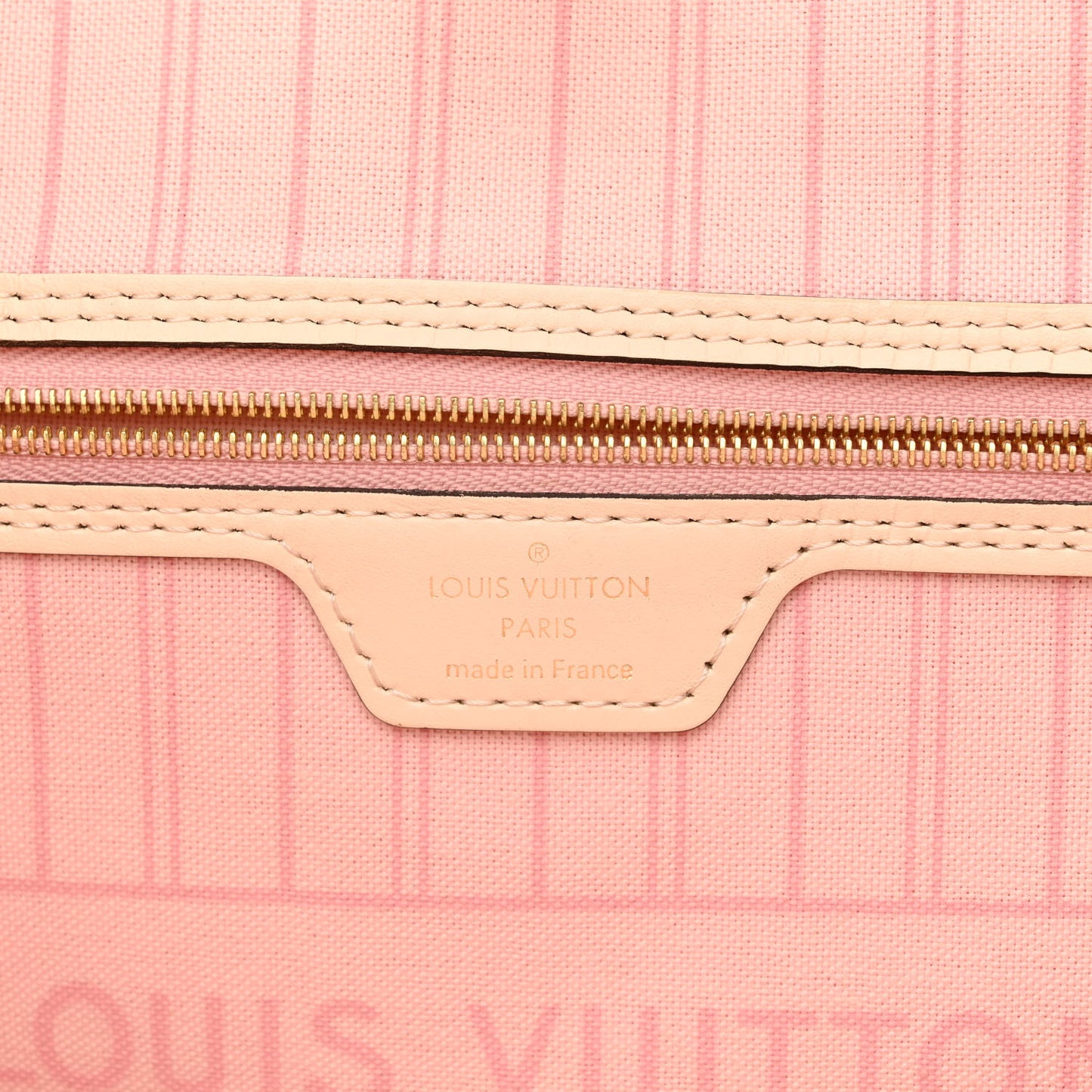 Damier Azur Braided Neverfull MM Pink