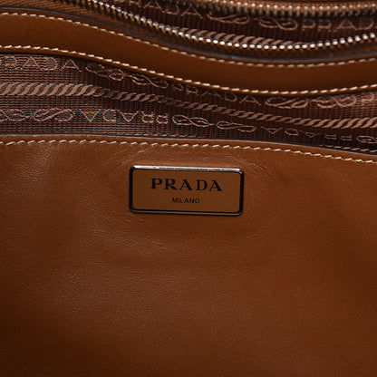 Prada Soft Calfskin Tote Cannella 6 of 13