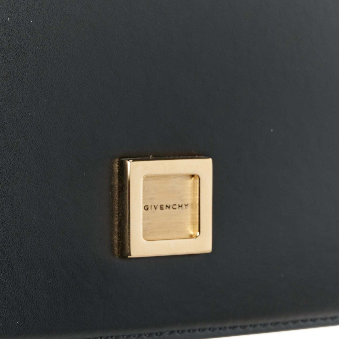 Canvas Embroidered Medium 4G Woven Chain Shoulder Bag Black