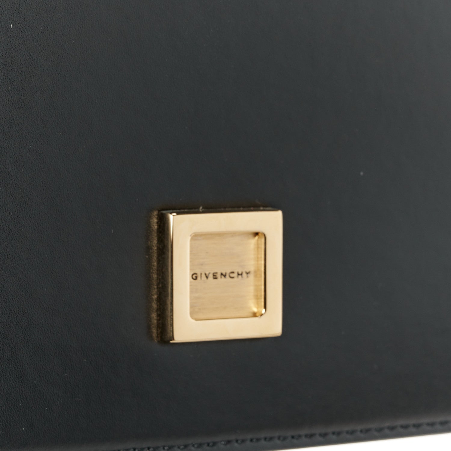 Givenchy Canvas Embroidered Medium 4G Woven Chain Shoulder Bag Black 9 of 12