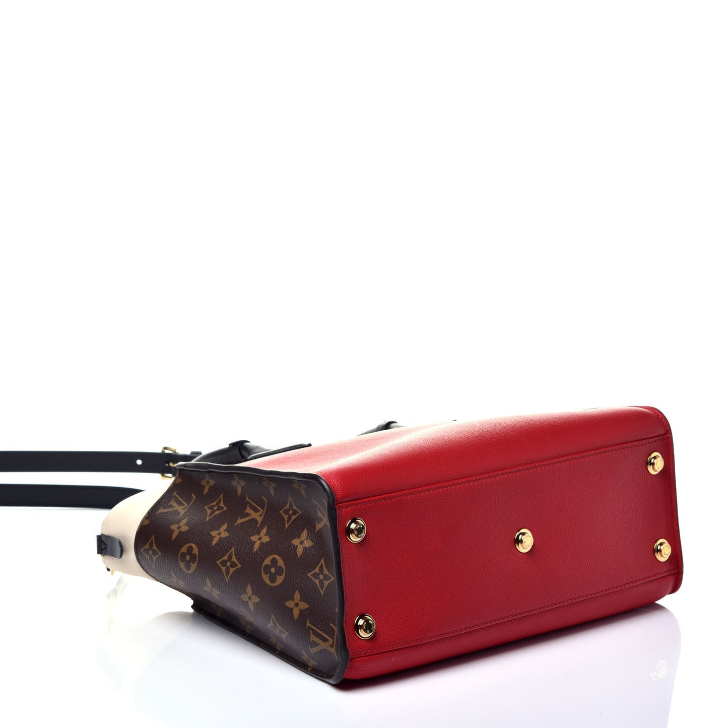 Calfskin Monogram On My Side Pirate Red