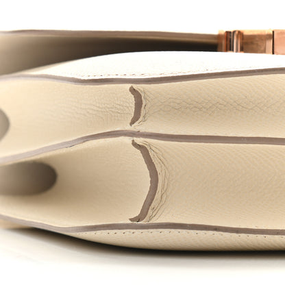 Hermes Epsom Constance 18 Craie 9 of 10