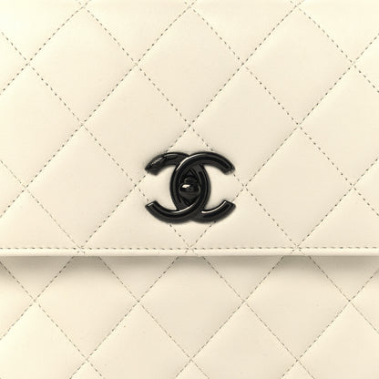 Chanel Lambskin Quilted Medium Trendy CC Dual Handle Flap Bag White 9 of 12