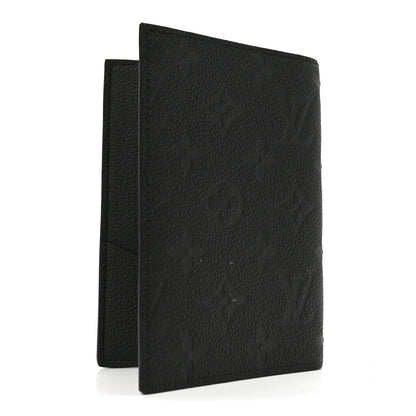 Louis Vuitton Empreinte Monogram Passport Cover Black 3 of 6