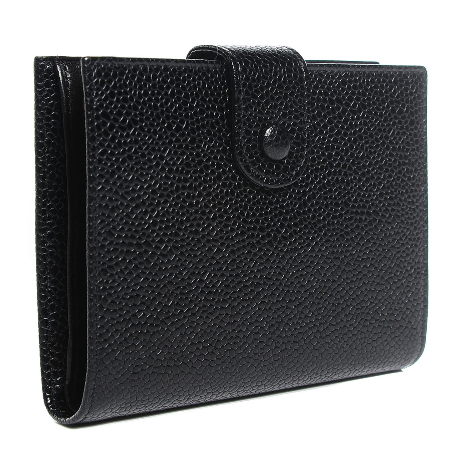 Caviar Timeless CC French Wallet Black