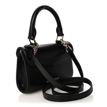 Chrome Hearts Grained Calfskin Cross Doc Adams Bag Black 5 of 19