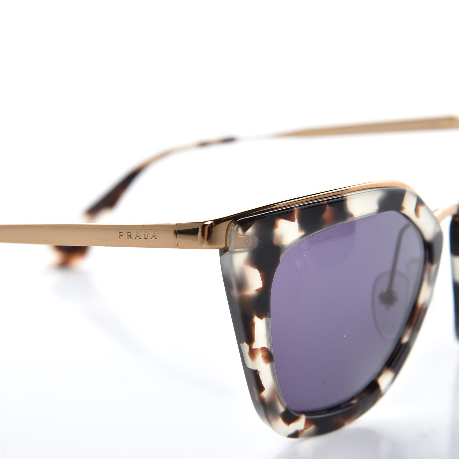 Prada Cinema Sunglasses SPR53S White Havana 5 of 9