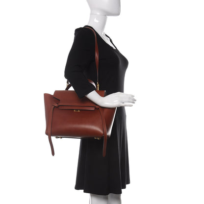 Celine Natural Calfskin Mini Belt Bag Teck 2 of 9
