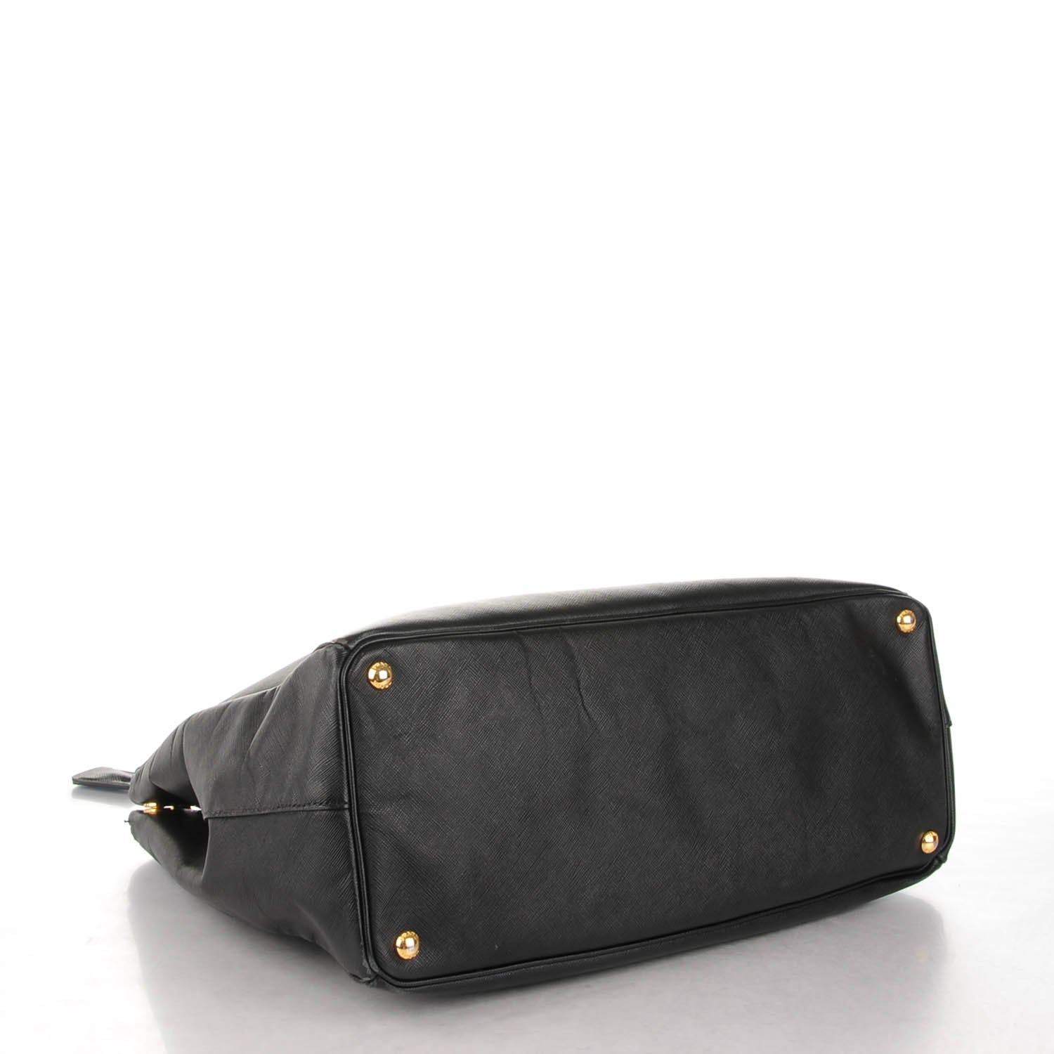 Prada Saffiano Lux Extra Large Galleria Double Zip Tote Black 4 of 10