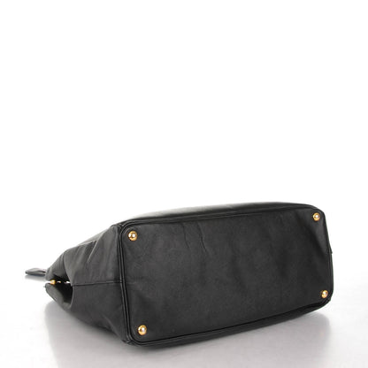Prada Saffiano Lux Extra Large Galleria Double Zip Tote Black 4 of 10