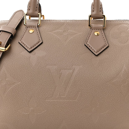 Louis Vuitton Empreinte Monogram Giant Speedy Bandouliere 25 Tourterelle 7 of 10