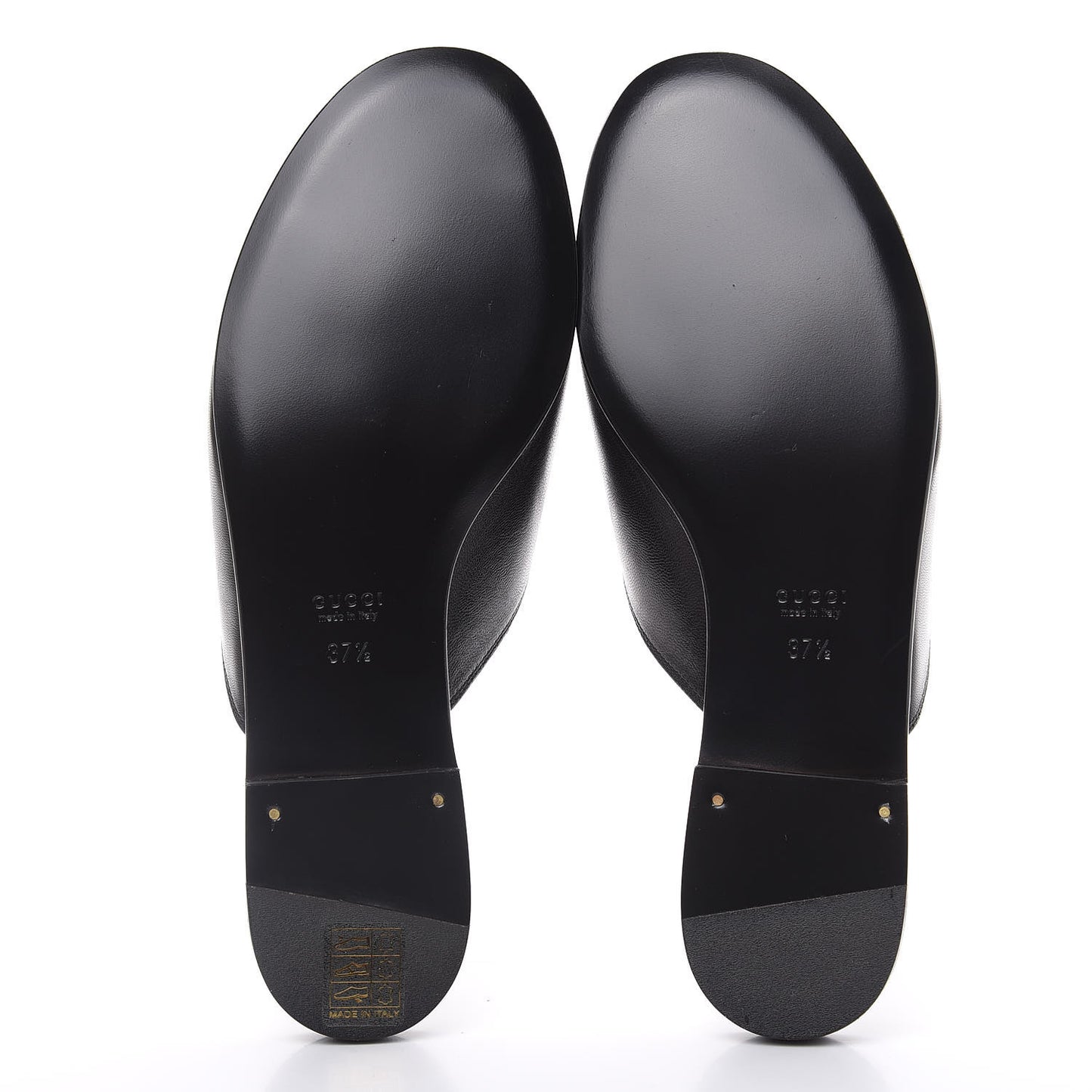 Malaga Kid Horsebit Slide Sandals 37.5 Black