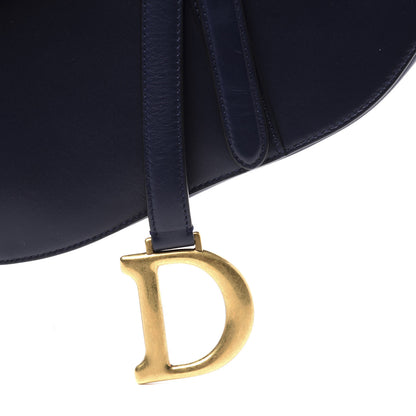 Christian Dior Calfskin Saddle Bag Indigo Blue 9 of 11