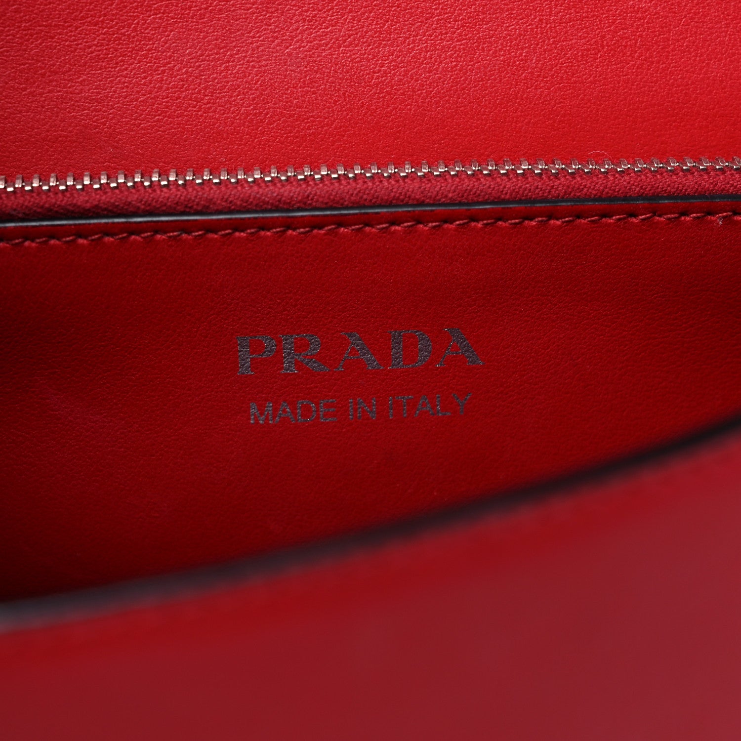 Prada Saffiano City Calfskin Studded Large Elektra Shoulder Bag Fuoco Black 6 of 11