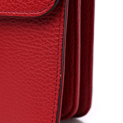 Gucci Dollar Calfskin Small Interlocking G Shoulder Bag Red 11 of 11