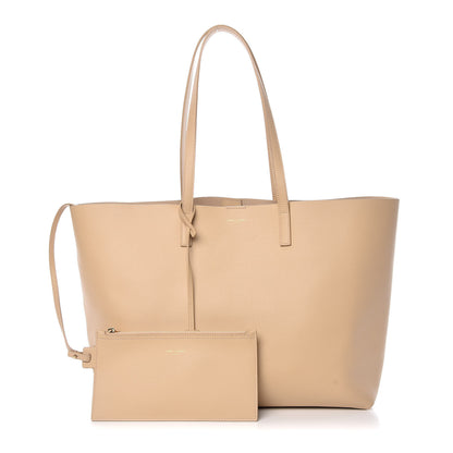 Saint Laurent Calfskin Large Shopping Tote Nude Powder 1 of 11
