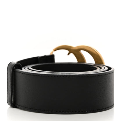 Gucci Calfskin Double G 40mm Belt 95 38 Black 2 of 6