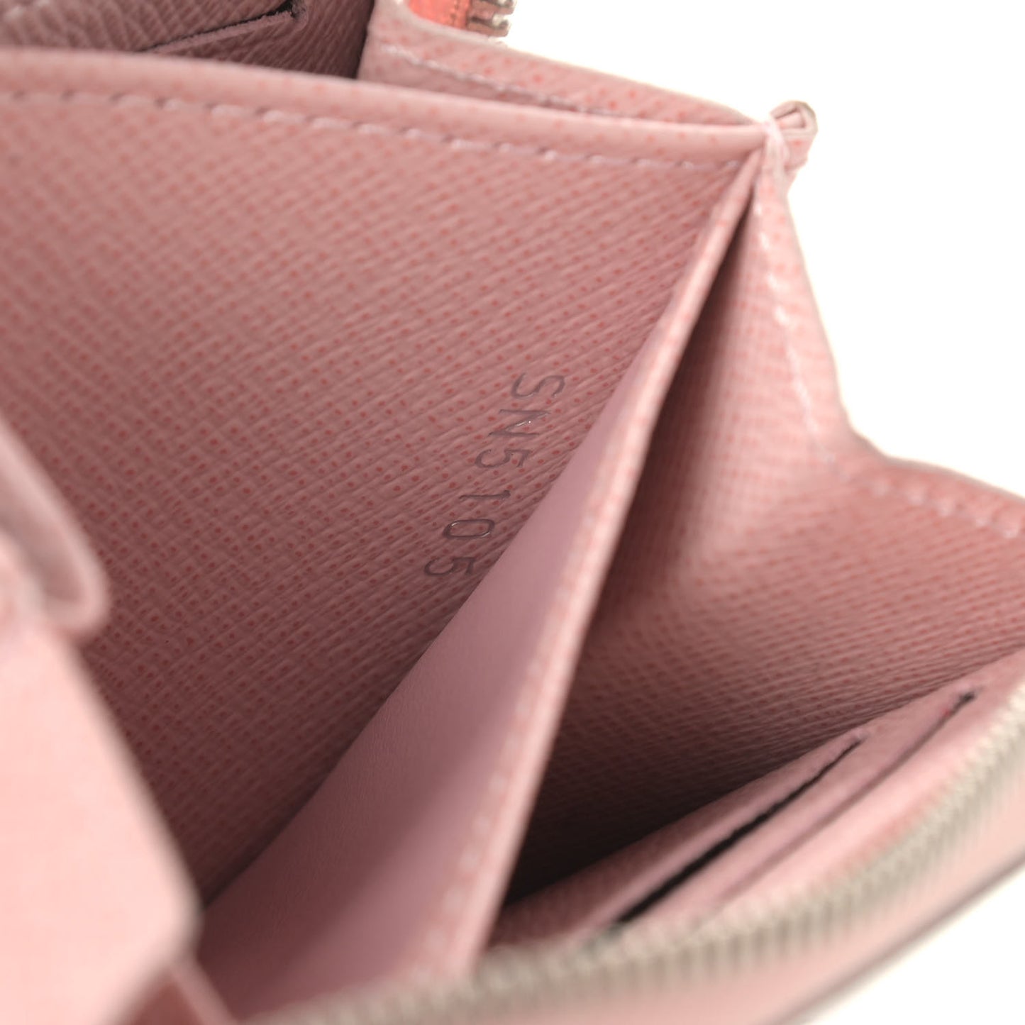 Epi Zippy Coin Purse Rose Ballerine