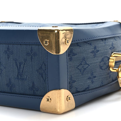 Louis Vuitton Denim Monogram Soft Trunk Navy 8 of 8