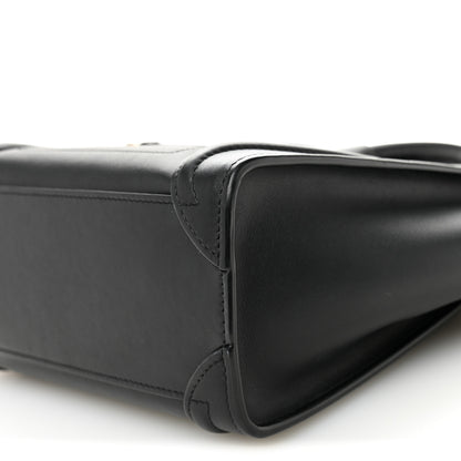Celine Smooth Calfskin Nano Luggage Black 11 of 11