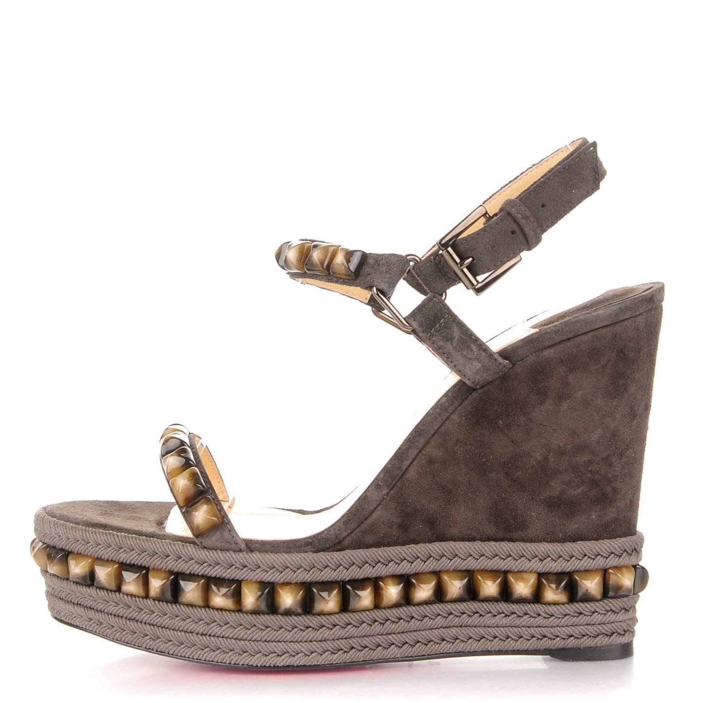 Veau Velours Cataclou 120 Wedge Sandals 38 Sand