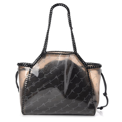 Stella McCartney PVC Monogram Falabella Reversible Tote Black 1 of 9