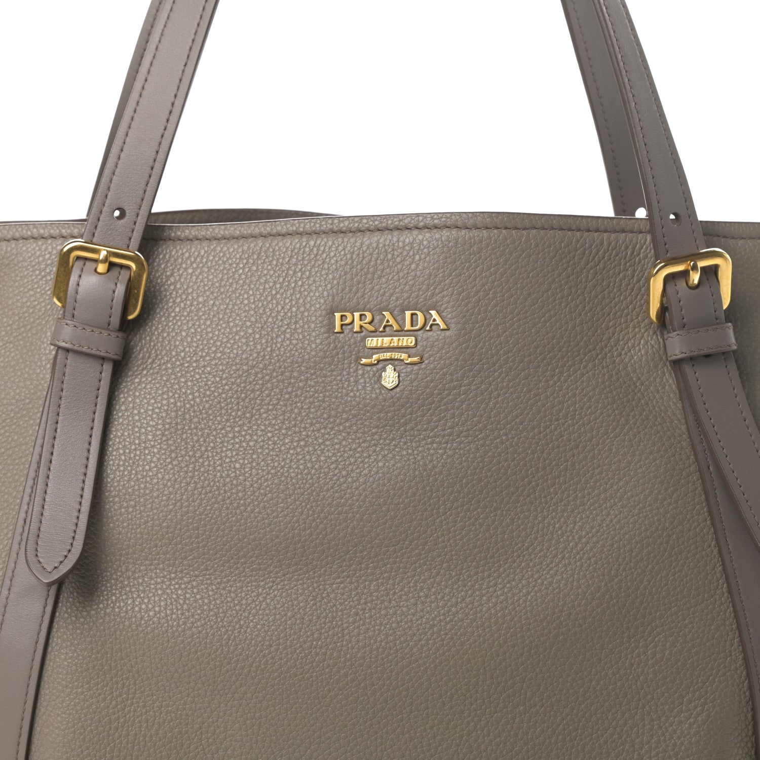 Prada Vitello Daino Tote Argilla 9 of 11