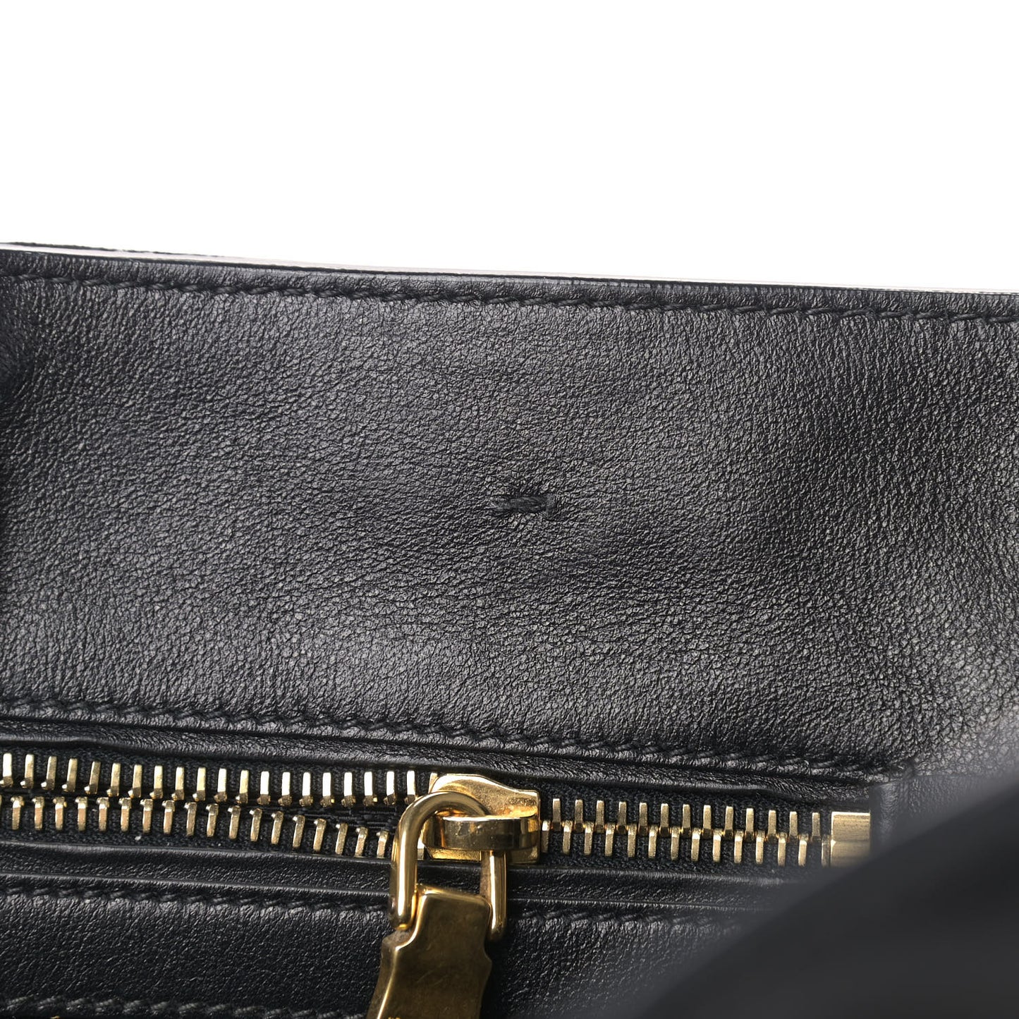 Soft Calf Shopping Tote Black