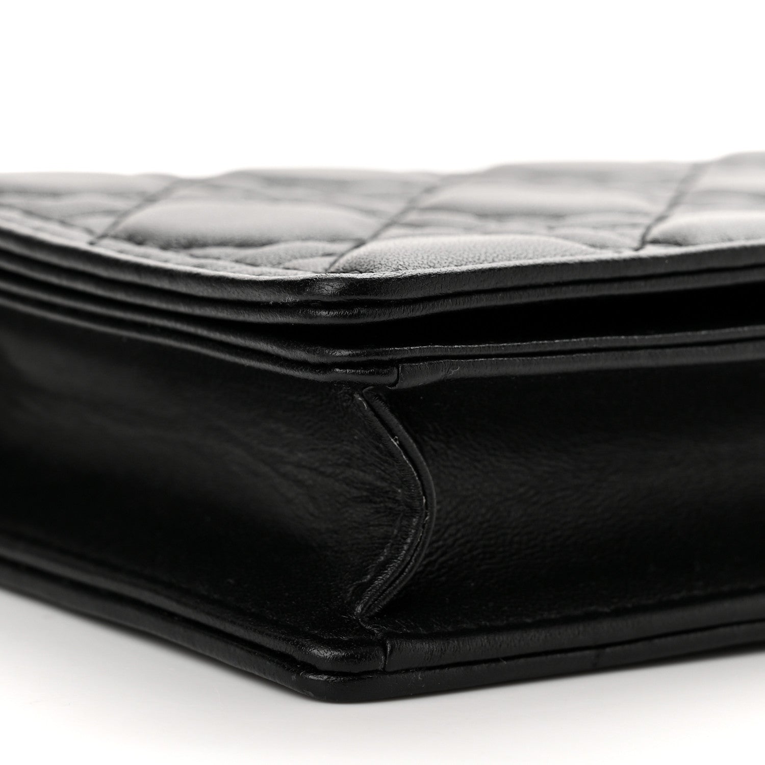 Christian Dior Lambskin Cannage Lady Dior Pouch Black 10 of 14