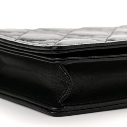 Christian Dior Lambskin Cannage Lady Dior Pouch Black 10 of 14