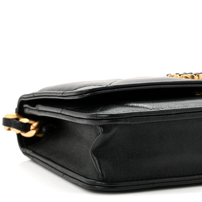 Chanel Lambskin Quilted Chanel 19 Wallet On Chain WOC Black 10 of 11