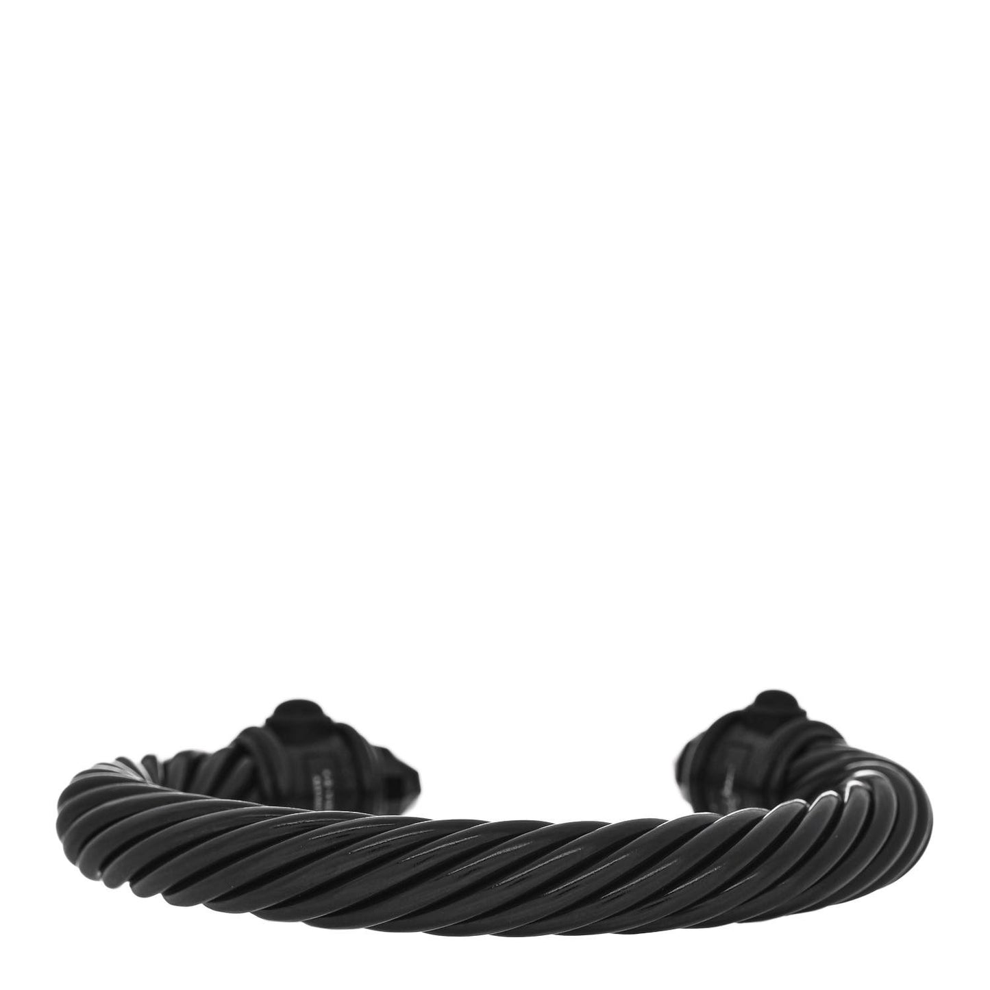Aluminum 10mm Renaissance Cable Bracelet Black