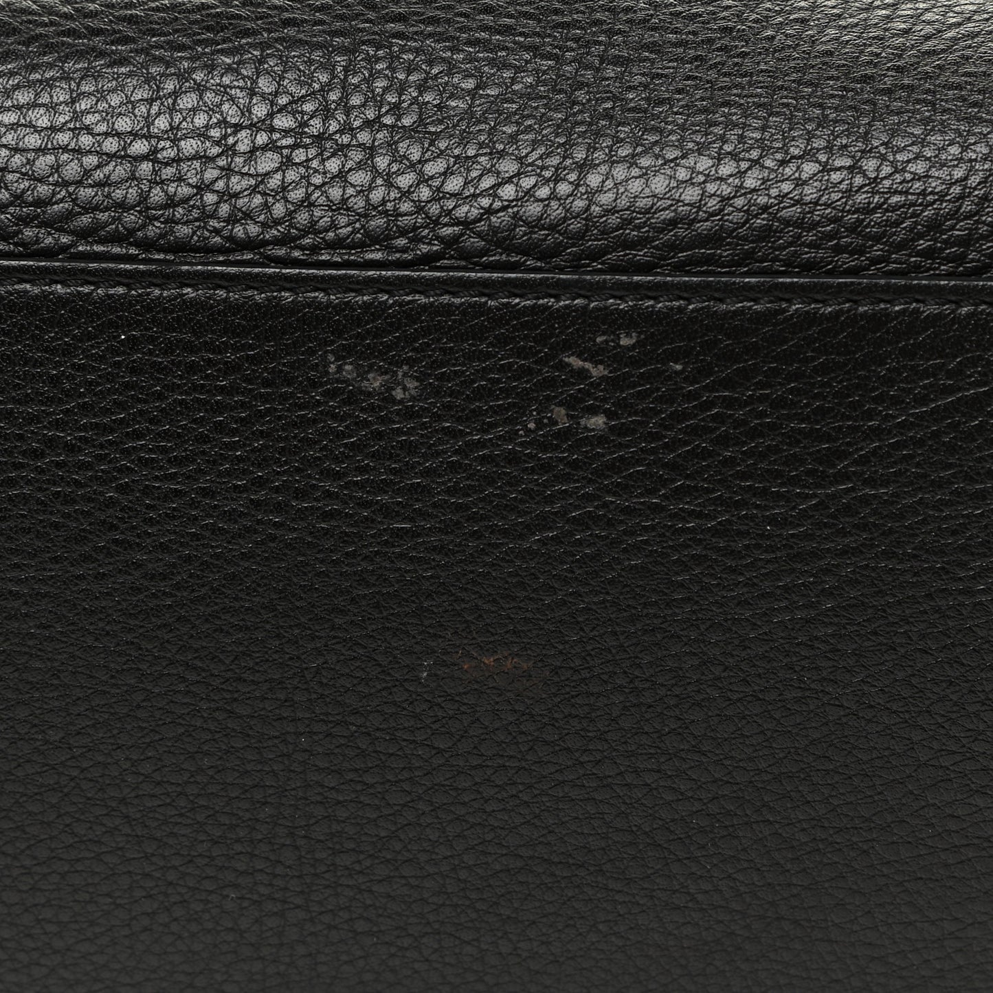 Pebbled Calfskin Small Pandora Pure Flap Bag Dark Brown
