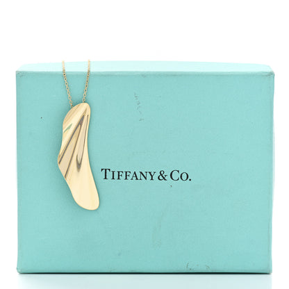 Tiffany 18K Yellow Gold Elsa Peretti High Tide Necklace 5 of 5