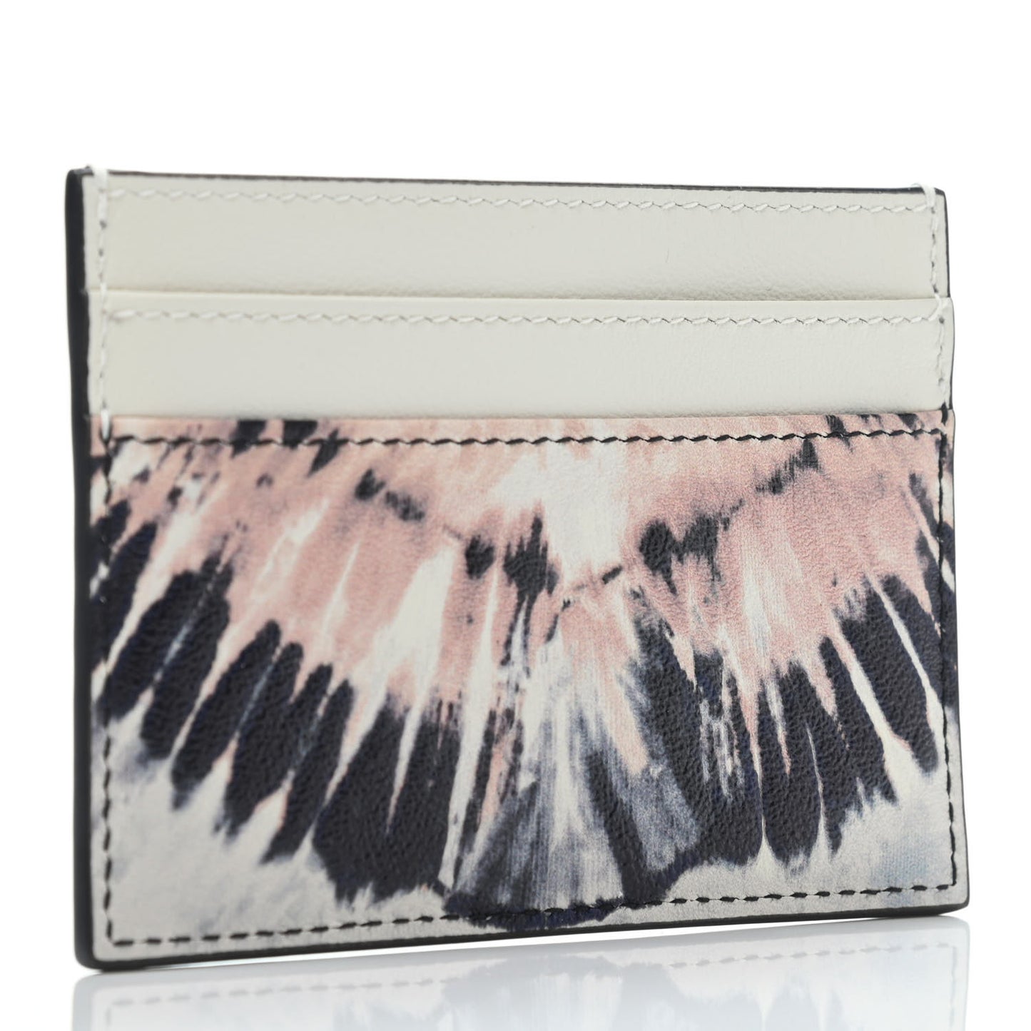 Calfskin Tie And Dior 30 Montaigne Card Holder Multicolor