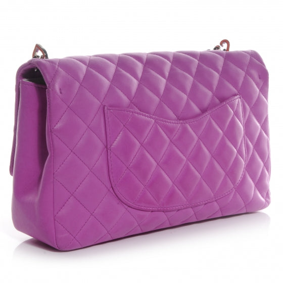 Chanel Lambskin Heart Valentine Medium Flap Fuchsia 3 of 8