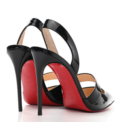Christian Louboutin Patent Actina 100 Pumps 36.5 Black 4 of 8