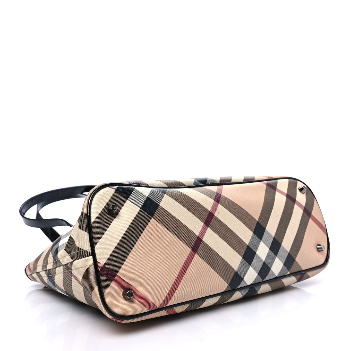 Supernova Check Small Nickie Tote Black