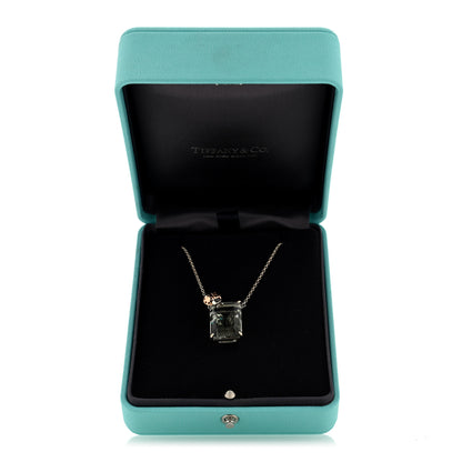 Tiffany Sterling Silver 18K Rose Gold Prasiolite Return to Tiffany Love Bugs Ladybug Necklace 5 of 5
