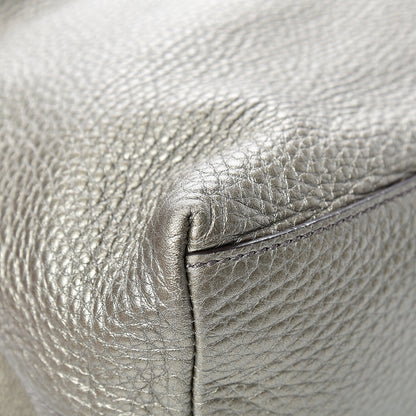 Gucci Metallic Pebbled Calfskin Medium Soho Chain Shoulder Bag Sasso 11 of 14