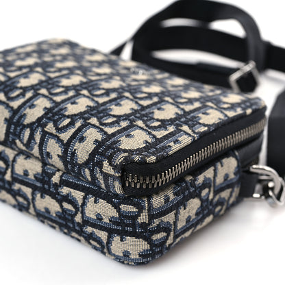 Christian Dior Oblique Pouch Beige Black 10 of 10