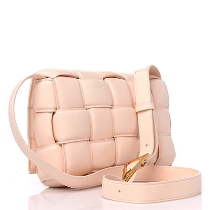 Bottega Veneta Nappa Maxi Intreccio Padded Cassette Crossbody Bag Melon Washed 3 of 9