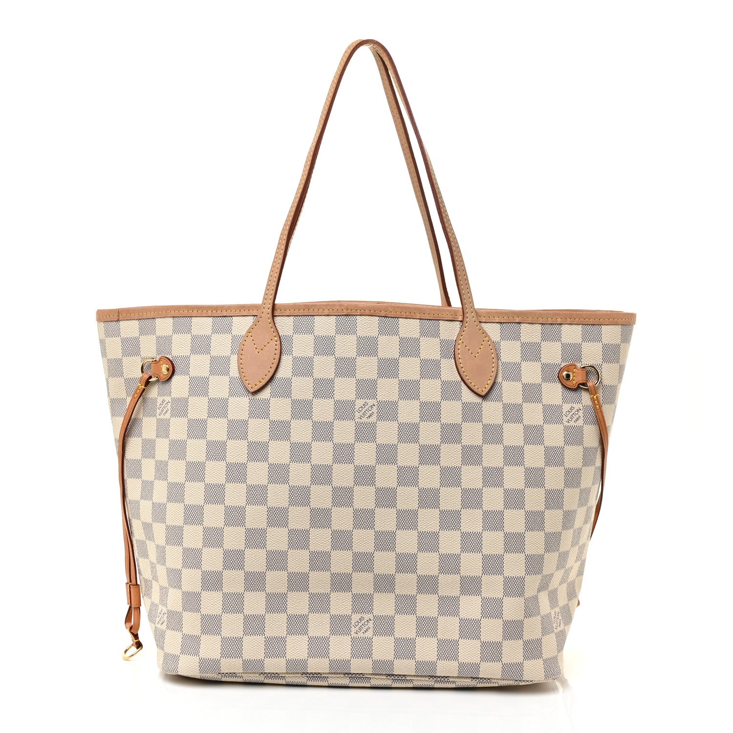 Louis Vuitton Damier Azur Neo Neverfull MM Rose Ballerine 3 of 25