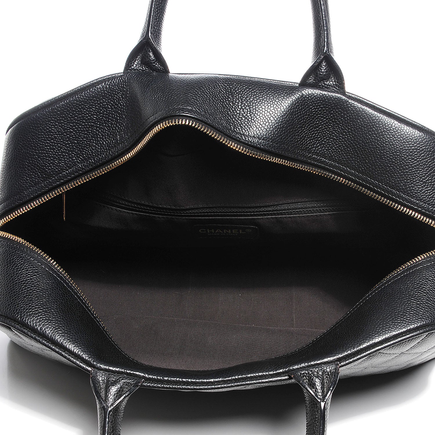 Chanel Caviar Quilted Bowler Black 7 of 7