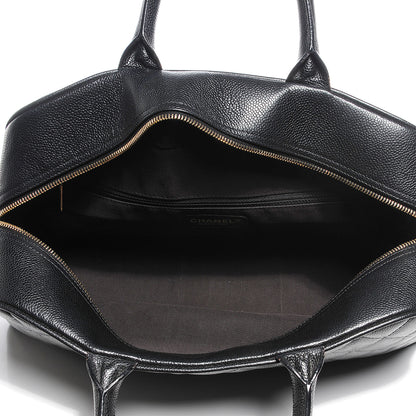 Chanel Caviar Quilted Bowler Black 7 of 7