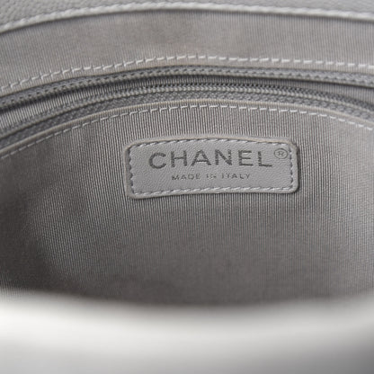 Chanel Caviar Quilted Large Urban Companion Top Handle Shopping Tote Grey 9 of 16