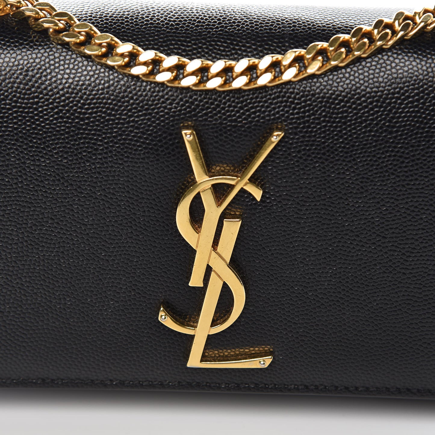 Grain De Poudre Small Monogram Kate Satchel Black