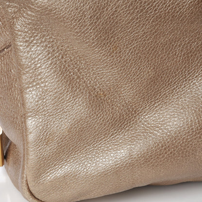 Prada Metallic Vitello Daino Bauletto Gold 12 of 17